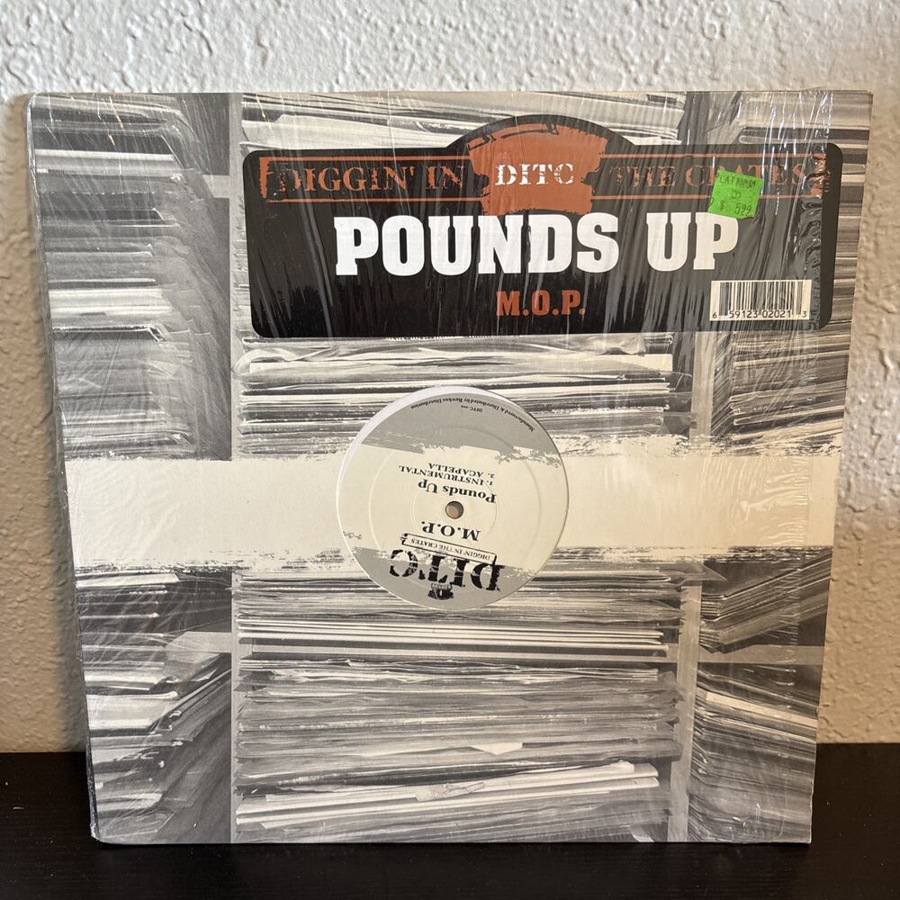 M.O.P. "Pounds Up" Rawkus (Diggin' In The Crates) Rap Hip Hop 12" single